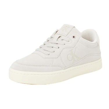 Calvin Klein Men's Cupsole Sneaker Classic Iconic Shoes, Ivory (Eggshell/Creamy White), 44 on Sale